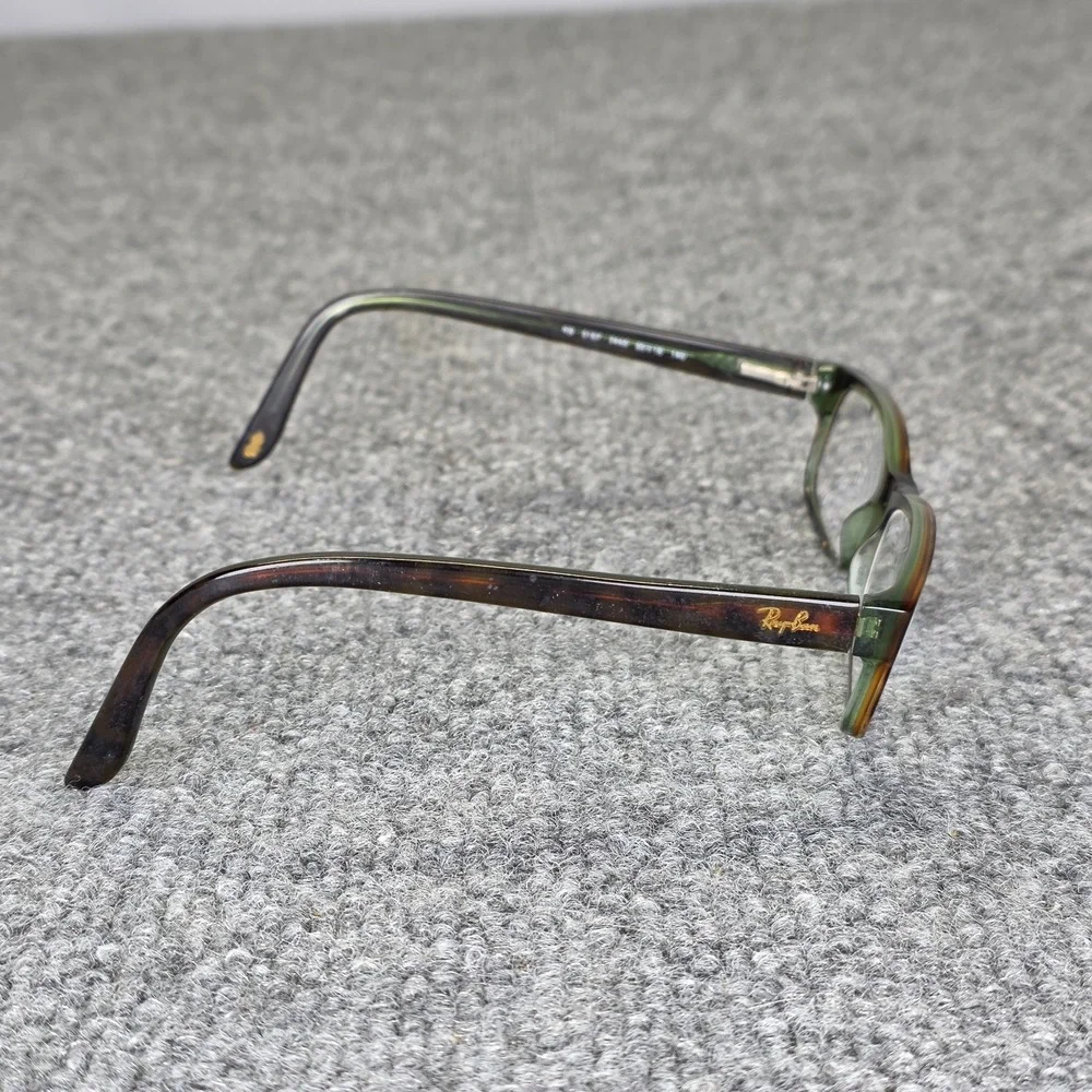 Ray Ban RB 5187 2445 Rectangle Tortoise Brown Eyeglasses Glasses Frame 52-16-140
